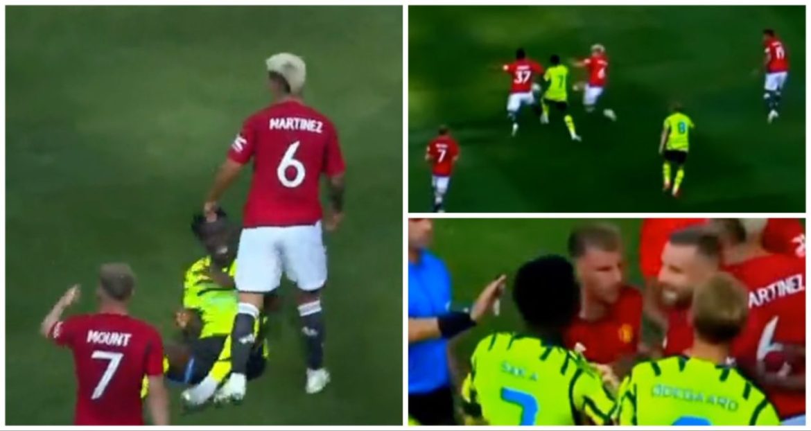 Man Utd Ace Lucky To Avoid Red Card In 2-0 Win Over Arsenal